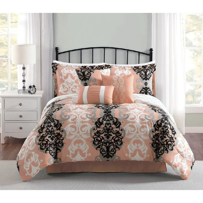 Carmela Home Downton 7-Piece Reversible Comforter Set