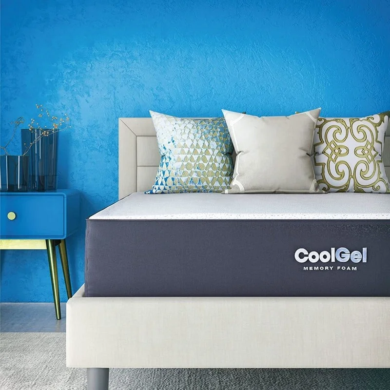 Classic Brands Cool Gel Ventilated Memory Foam 10 Inch Mattress, CertiPUR US Certified, Mattress in a Box, Twin