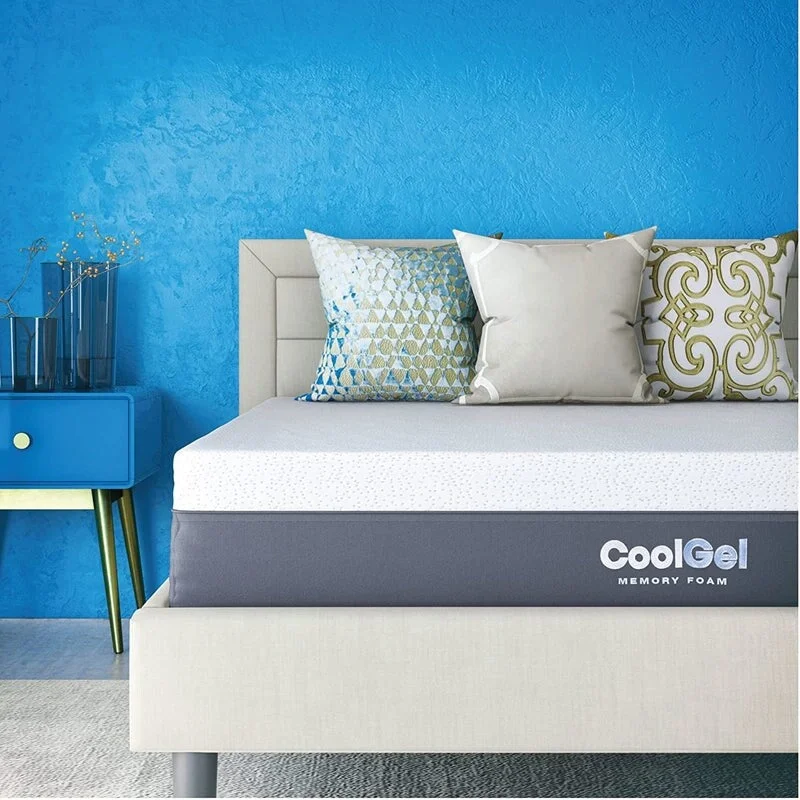 Classic Brands Cool Gel Ventilated Memory Foam 12 Inch Mattress, CertiPUR US Certified, Mattress in a Box, Twin