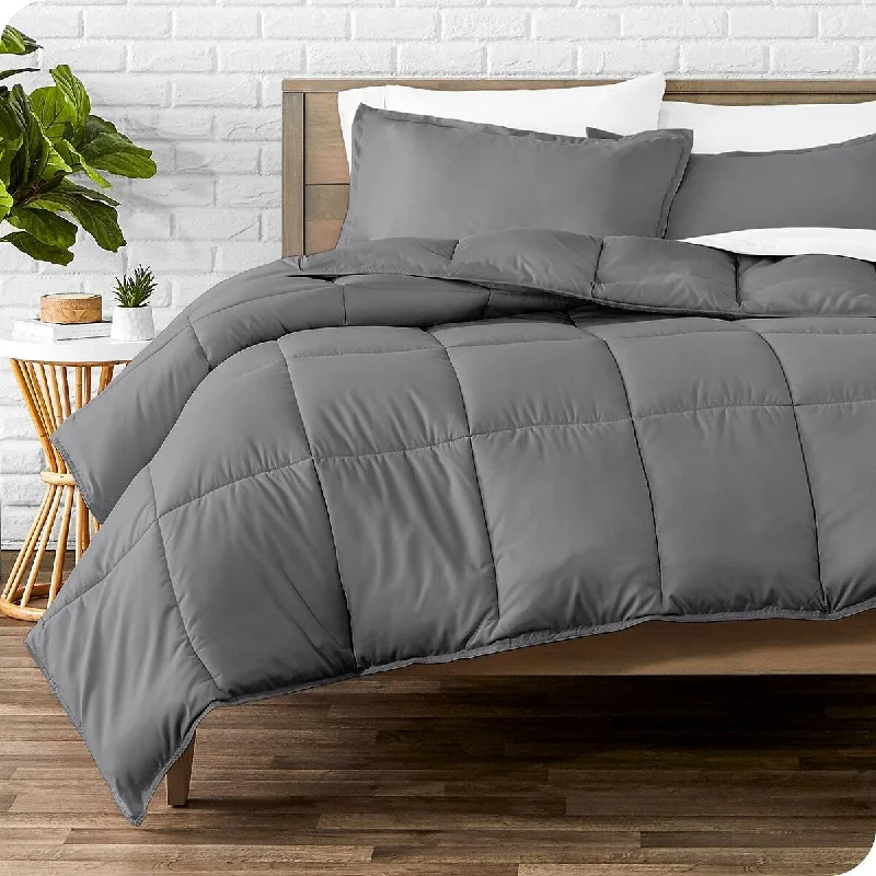 Comforter Set Ultra-Soft Goose Down Alternative