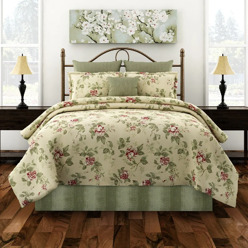 Country rose comforter set