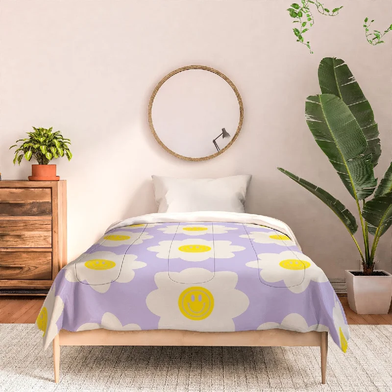 Grace Happy Flower Retro Pattern Made to Order Comforter Set