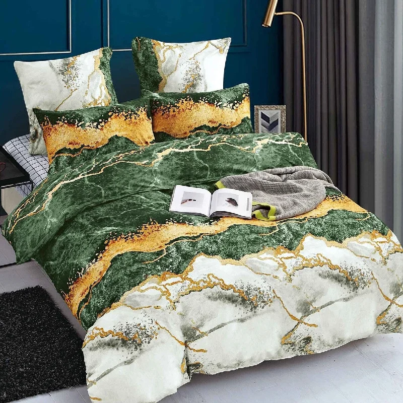 Green Marbel 2 pc Twin Comforter Set