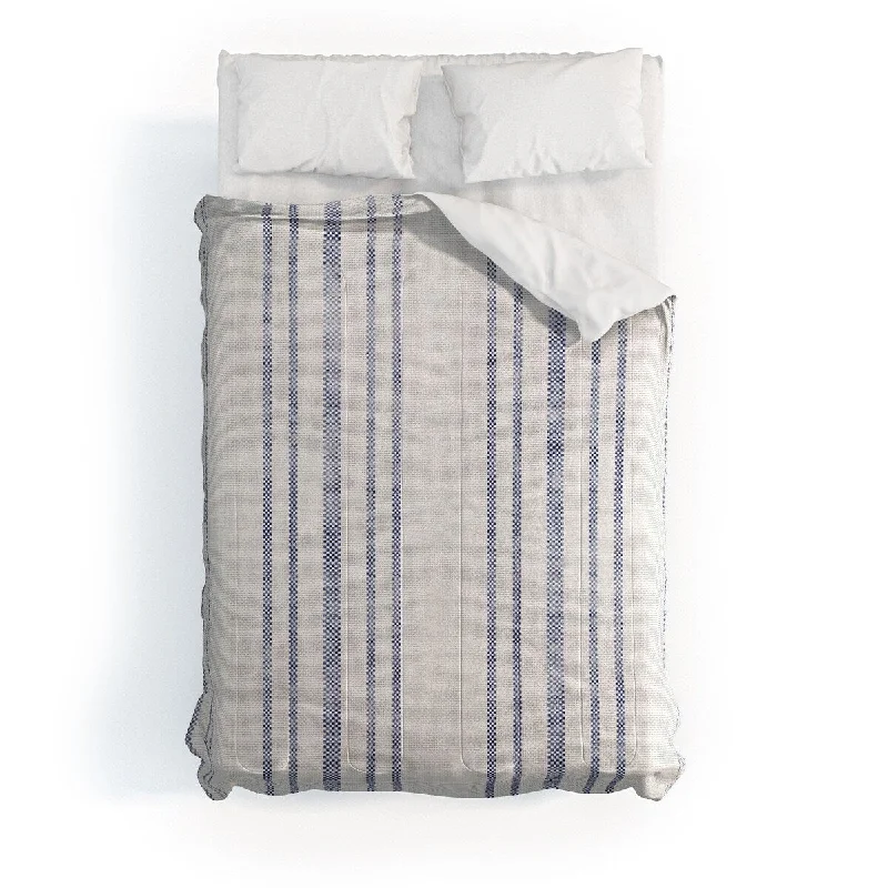 Holli Zollinger Aegean Multi Stripe Made To Order Full Comforter