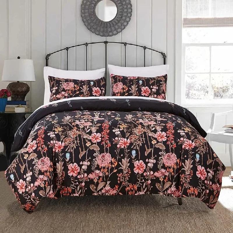 Japanese Blossom 3 pc Queen Comforter Set