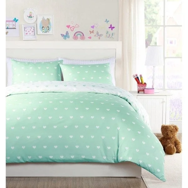 Lala Bash Kelly Heart 2 Piece Comforter Set