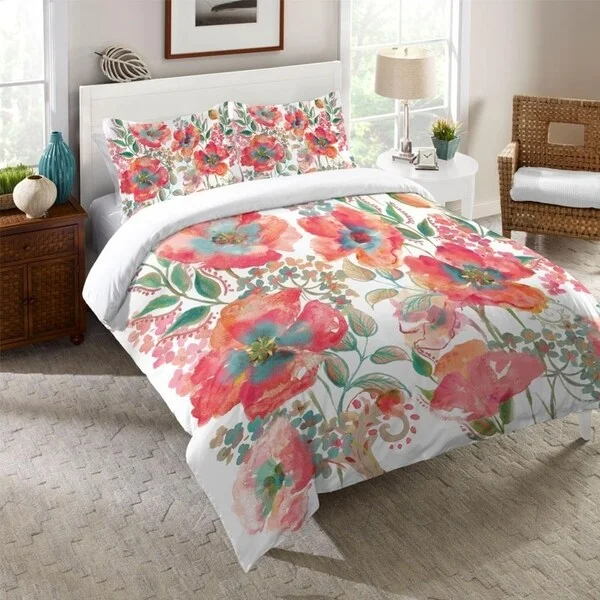 Laural Home Boho Florals Comforter