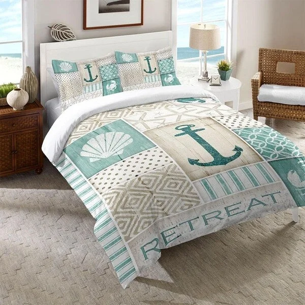 Laural Home Coastal Patterns Comforter