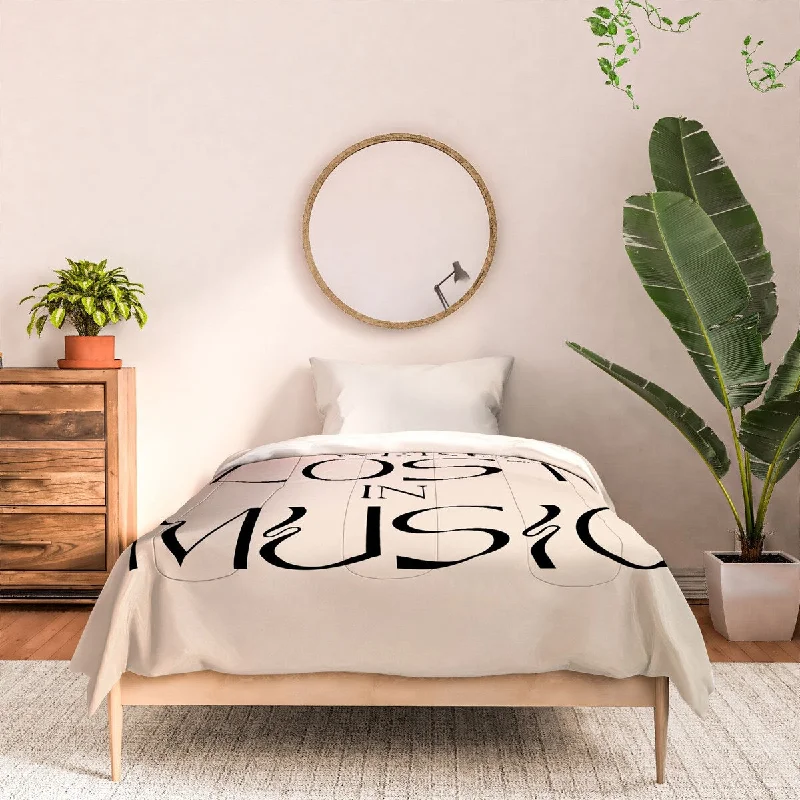 Mambo Art Studio We are lost in music Made to Order Comforter Set