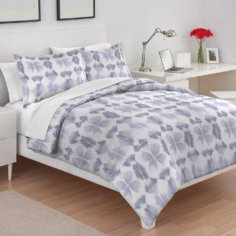 Martex Kaitlyn Purple Cotton Comforter Set