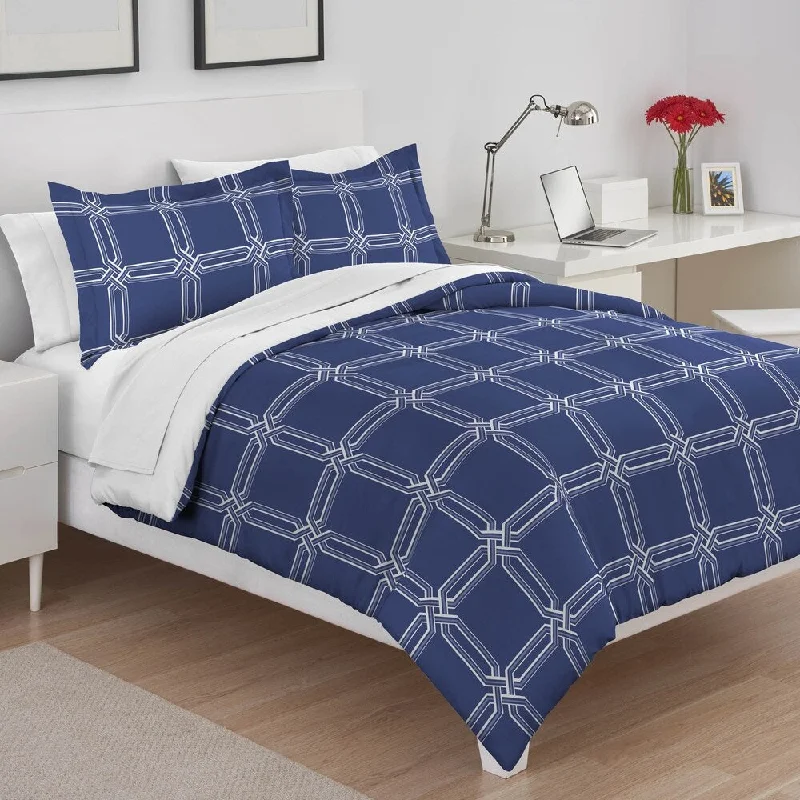 Martex Lynn Blue Comforter Set