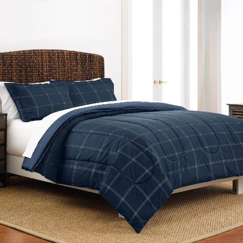 Martex Mf Reversible Comforter Check Comforter Set