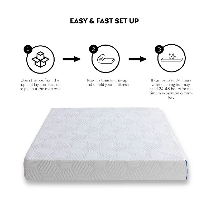 Merax 8 Inch Twin Gel Memory Foam Mattress