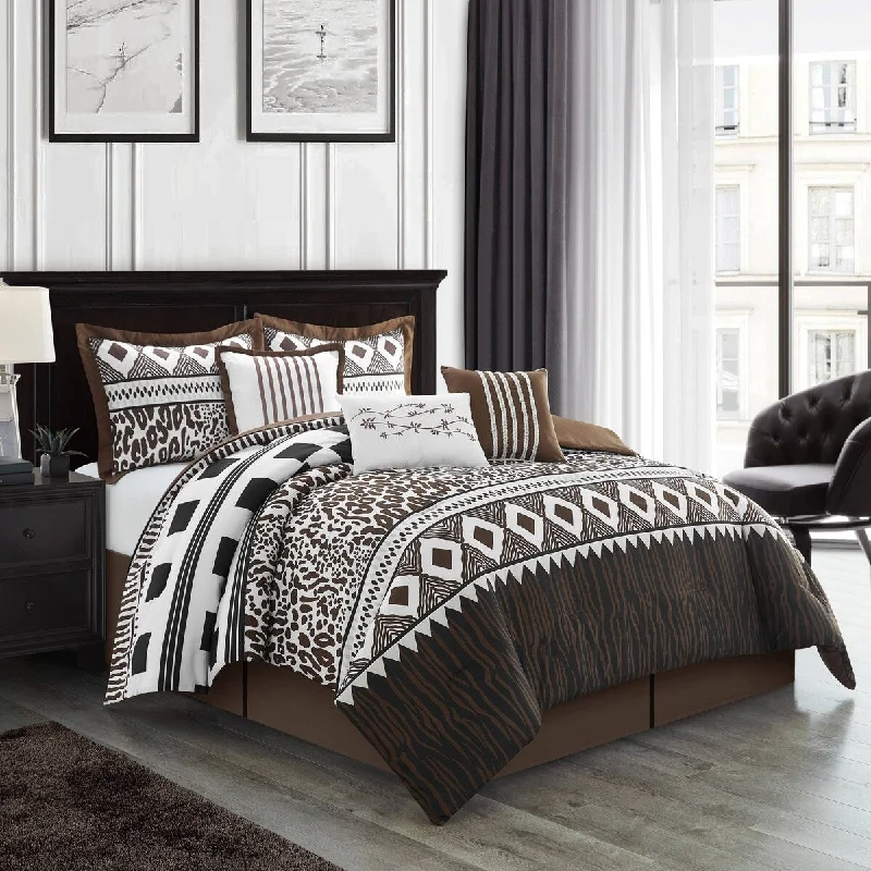 Nanshing Kylie 7 Piece Mid-Century Modern Comforter Set