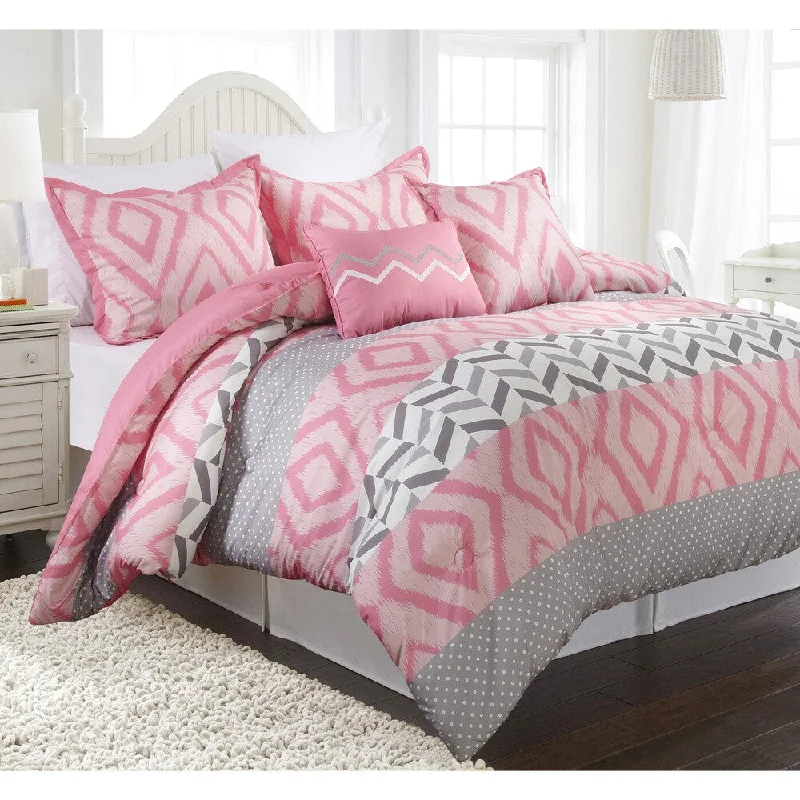 Nanshing Louisa Reversible Eclectic 5-Piece Comforter Set