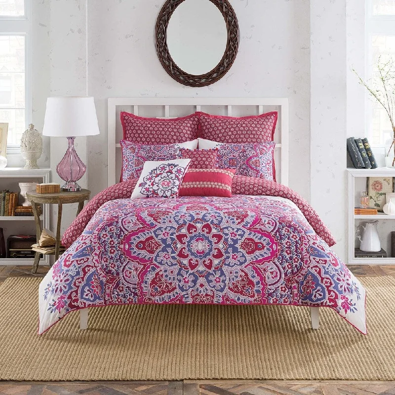 Rhapsody Lillian Twin Berry Comforter Set