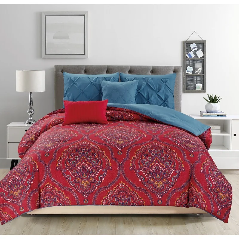 RT Designers Collection Jessica 5-Piece Reversible Comforter Set