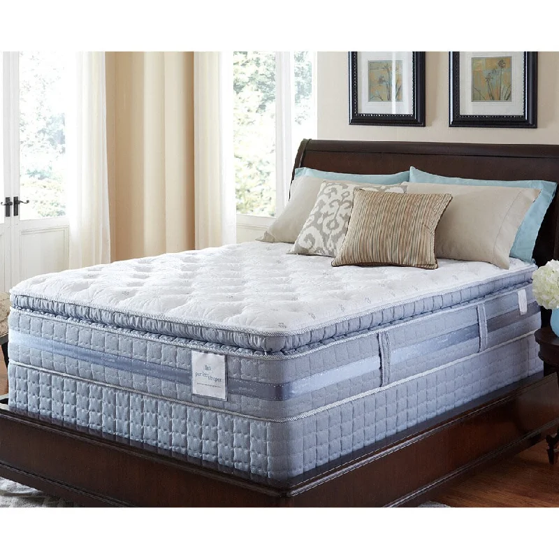 Serta Perfect Sleeper Elite Pleasant Night Super Pillow Top Split Queen-size Mattress Set