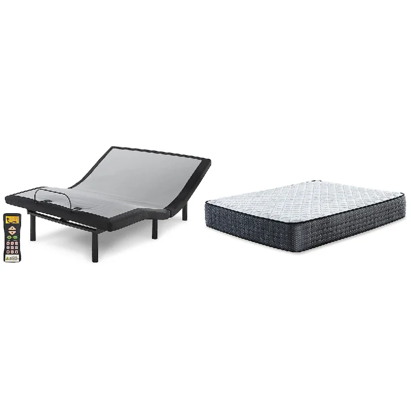 Signature Design by Ashley Limited Edition Firm Black/White 2-Piece California King Mattress Package