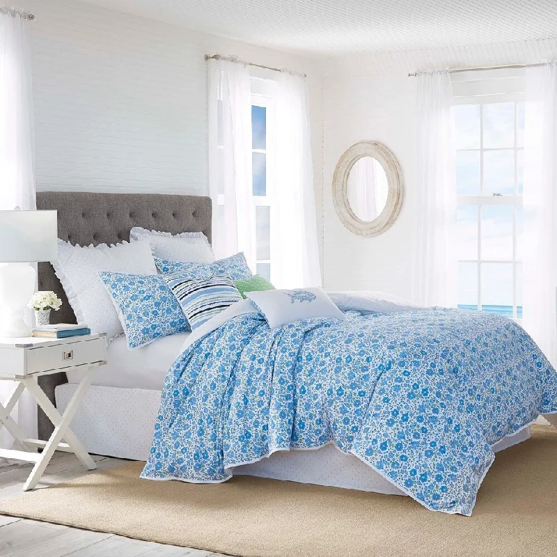 Southern Tide Laurel Falls 4-Piece Blue Comforter Set