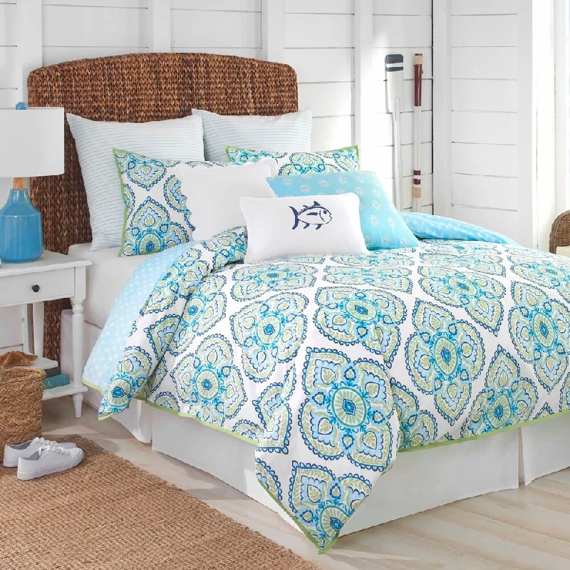 Southern Tide Summerville Blue Comforter Set