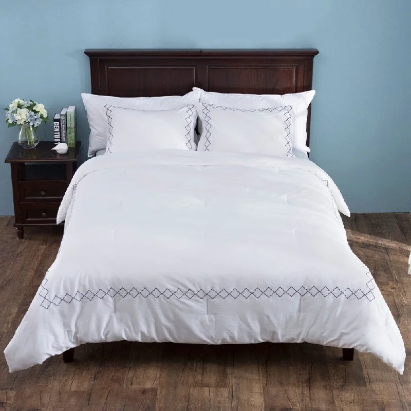 St. James Home 3 Piece Down Alternative Comforter Set with Pillow Shams