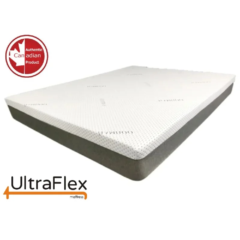 UltraFlex DREAMER Orthopedic, Cool Gel Memory Foam, Eco-friendly Mattress with Waterproof Mattress Protector (Made in Canada)