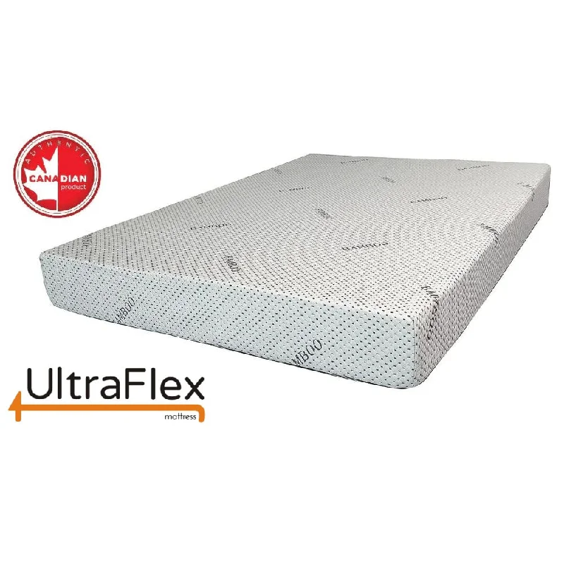 UltraFlex LEISURE Orthopedic, Smart Gel Memory Foam, Eco-friendly Mattress with Waterproof Mattress Protector (Made in Canada)