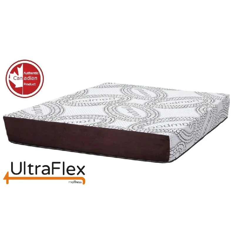 UltraFlex SERENITY Orthopedic, Premium Smart Gel Infused Memory Foam, Eco-friendly Mattress with Waterproof Mattress Protector (Made in Canada)